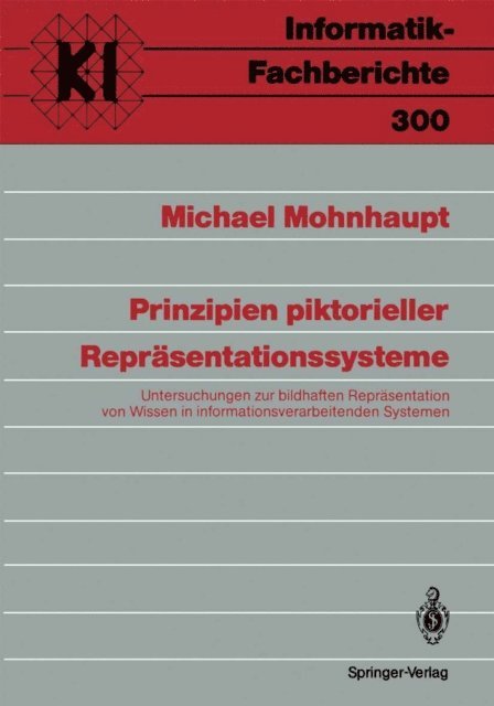 Michael Mohnhaupt - Prinzipien piktorieller Repräsentationssysteme, E-bok
