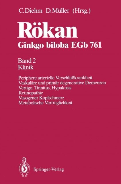 Diethard Muller, Curt Diehm - Rökan Ginkgo biloba EGb 761, E-bok