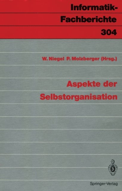 Peter Molzberger, Wolfgang Niegel - Aspekte der Selbstorganisation, E-bok