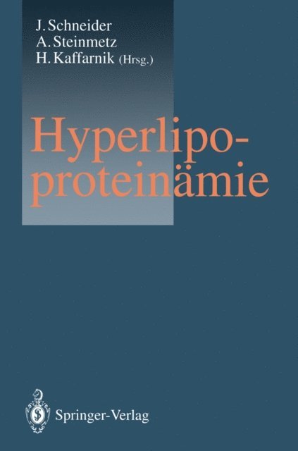Hans Kaffarnik, Armin Steinmetz, Jurgen Schneider - Hyperlipoproteinämie, E-bok
