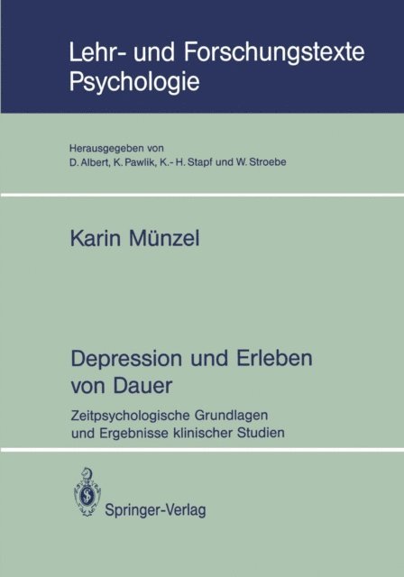 Karin Munzel - Depression und Erleben von Dauer, E-bok
