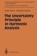 Uncertainty Principle in Harmonic Analysis