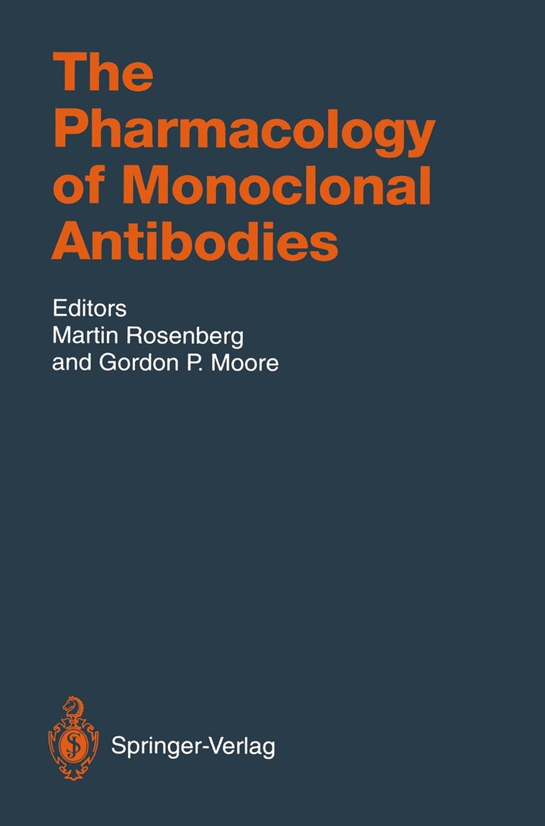 Martin Rosenberg, Gordon P. Moore - Pharmacology of Monoclonal Antibodies, Häftad. Tillgänglighet: Lägg i varukorg