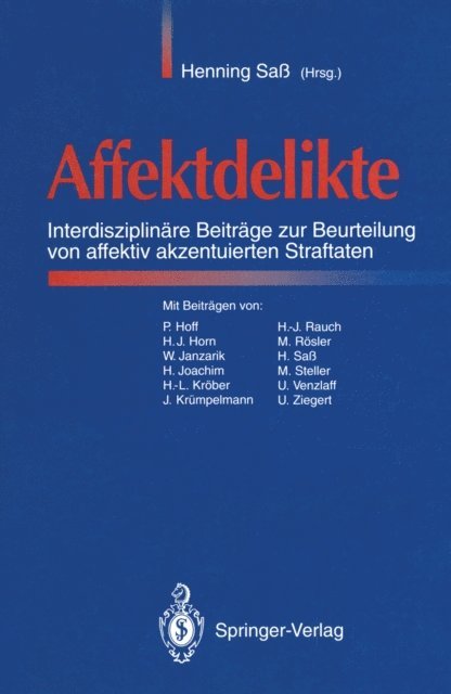 Henning Sa - Affektdelikte, E-bok