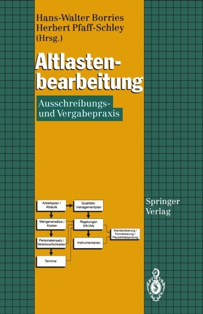 Herbert Pfaff-Schley, Hans-Walter Borries - Altlastenbearbeitung, E-bok