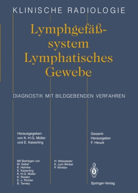 E. Kaiserling, K.-H.G. Muller - Lymphgefässsystem Lymphatisches Gewebe, E-bok