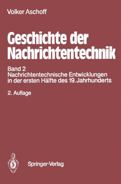 Volker Aschoff - Geschichte der Nachrichtentechnik, E-bok
