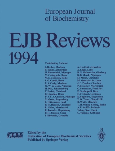 E. Hofmann, P. Christen - EJB Reviews 1994, E-bok