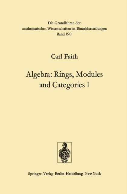 Carl Faith - Algebra, E-bok