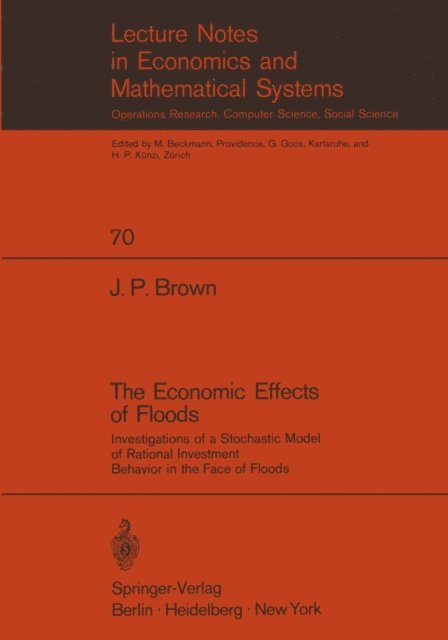 J. P. Brown - Economic Effects of Floods, E-bok