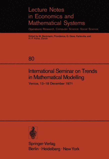 Nigel Hawkes - International Seminar on Trends in Mathematical Modelling, E-bok