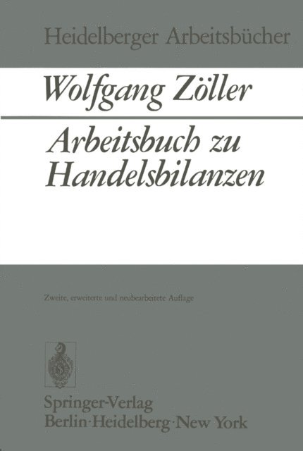 W. Zoller - Arbeitsbuch zu Handelsbilanzen, E-bok