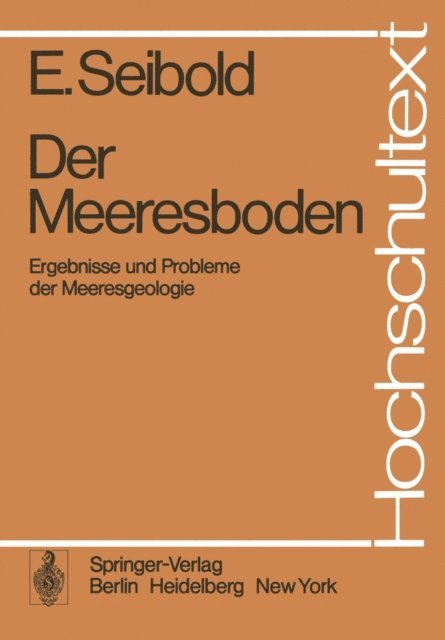 E. Seibold - Der Meeresboden, E-bok