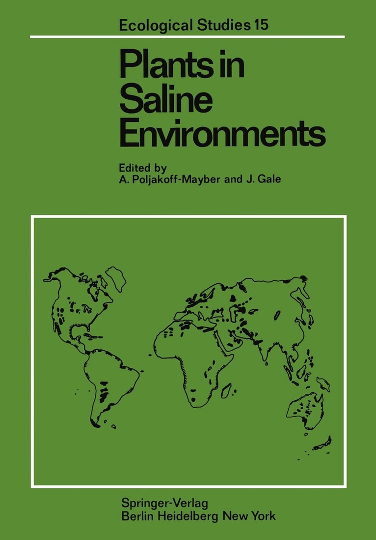 A. Poljakoff-Mayber, J. Gale - Plants in Saline Environments, Häftad