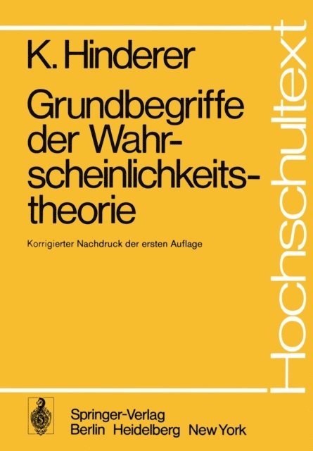 K. Hinderer - Grundbegriffe der Wahrscheinlichkeitstheorie, E-bok