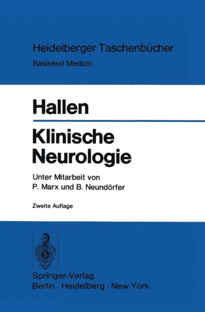 O. Hallen - Klinische Neurologie, E-bok