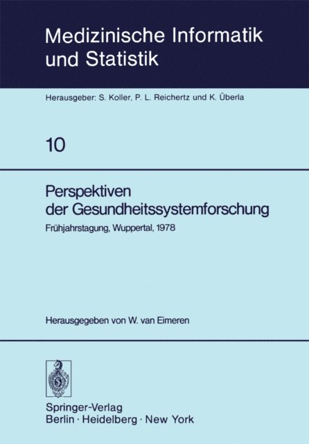 W. van Eimeren - Perspektiven der Gesundheitssystemforschung, E-bok