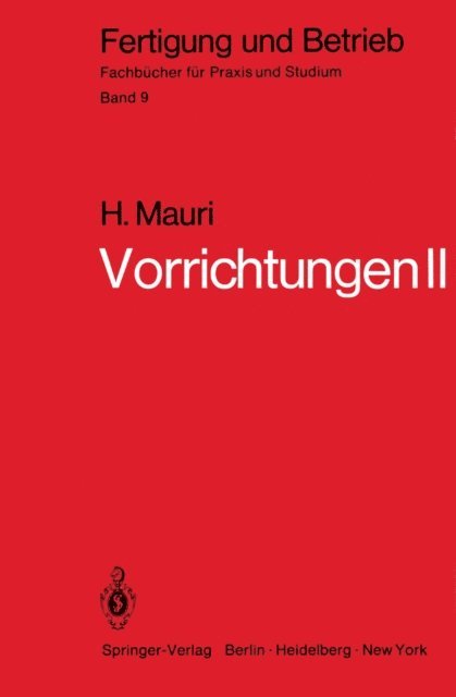 H. Mauri - Vorrichtungen II, E-bok