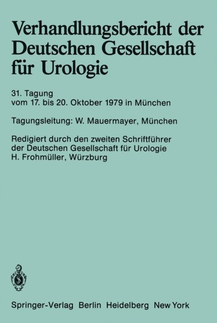 W. Mauermayer - 31. Tagung 17. bis 20. Oktober 1979, München, E-bok