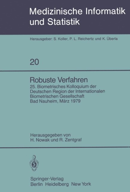 R. Zentgraf, H. Nowak - Robuste Verfahren, E-bok