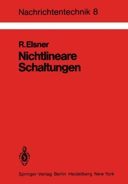 R. Elsner - Nichtlineare Schaltungen, E-bok