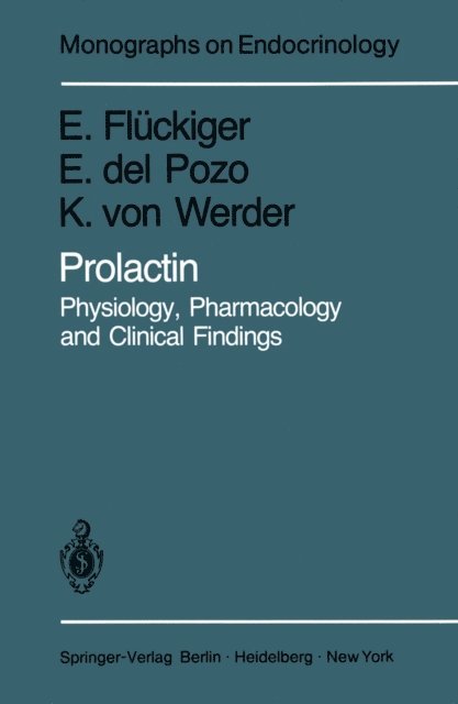 K. v. Werder, E. DelPozo, E. Fluckiger - Prolactin, E-bok