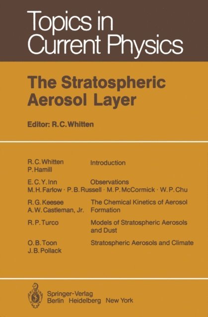 R.C. Whitten - Stratospheric Aerosol Layer, E-bok