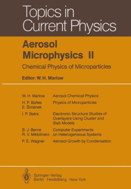 W. H. Marlow - Aerosol Microphysics II, E-bok