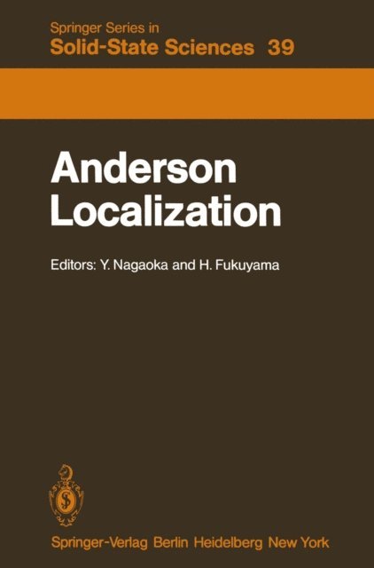 H. Fukuyama, Y. Nagaoka - Anderson Localization, E-bok