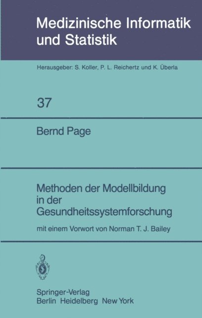 B. Page - Methoden der Modellbildung in der Gesundheitssystemforschung, E-bok