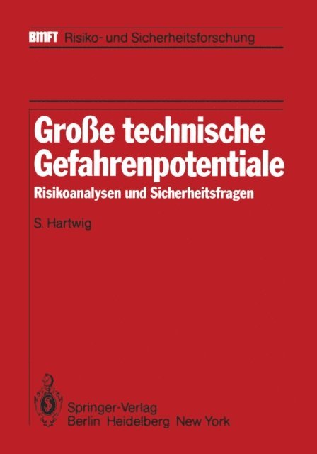 S. Hartwig - Große technische Gefahrenpotentiale, E-bok