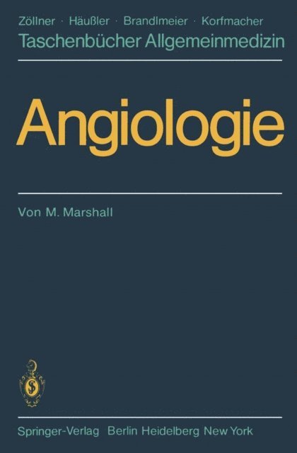 M. Marshall - Angiologie, E-bok