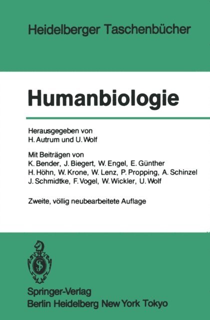 U. Wolf, H. Autrum - Humanbiologie, E-bok
