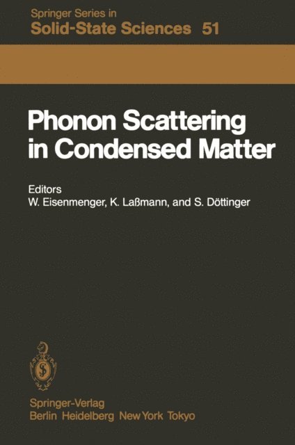 S. Dottinger, K. Lassmann, W. Eisenmenger - Phonon Scattering in Condensed Matter, E-bok