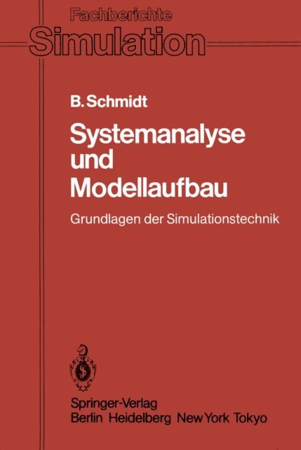 Bernd Schmidt - Systemanalyse und Modellaufbau, E-bok