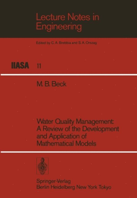 M.B. Beck - Water Quality Management, E-bok
