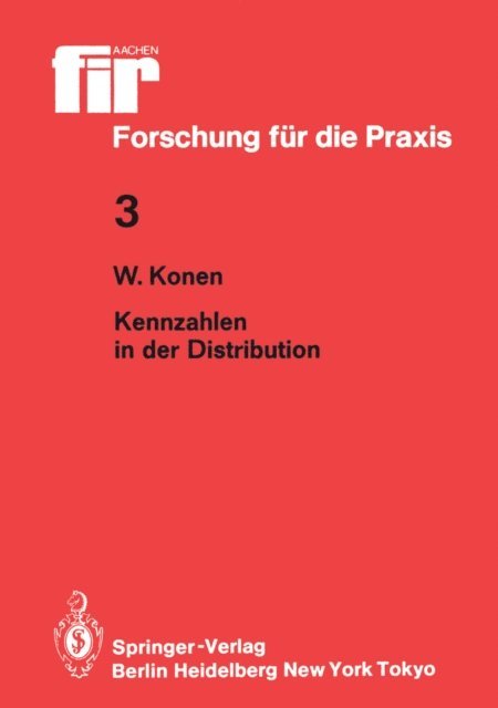 Werner Konen - Kennzahlen in der Distribution, E-bok