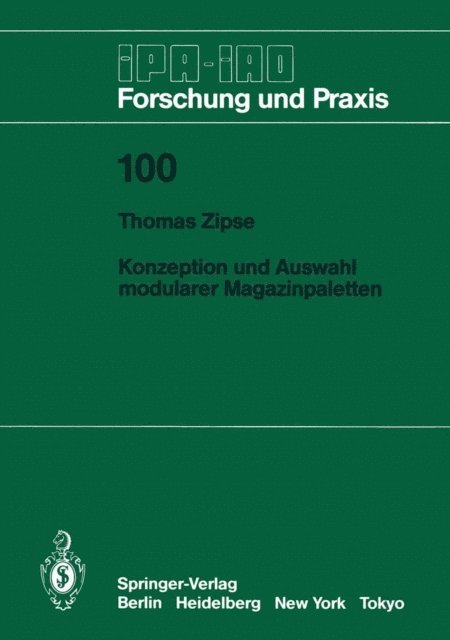 Thomas Zipse - Konzeption und Auswahl modularer Magazinpaletten, E-bok
