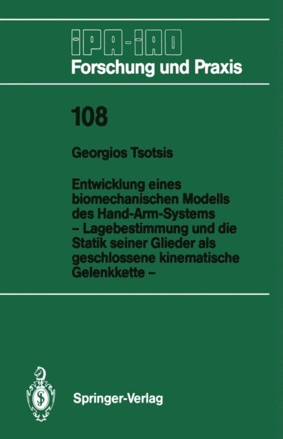 Georgios Tsotsis - Entwicklung eines biomechanischen Modells des Hand-Arm-Systems, E-bok