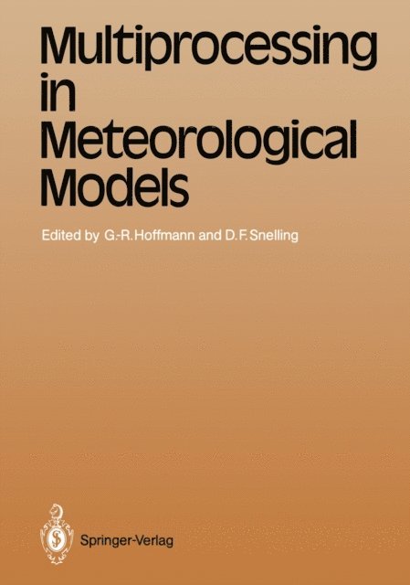 David F. Snelling, Geerd-R. Hoffmann - Multiprocessing in Meteorological Models, E-bok