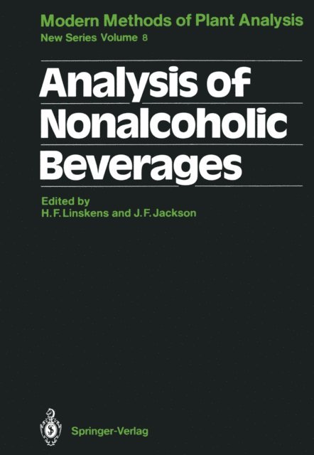 John F. Jackson, Hans-Ferdinand Linskens - Analysis of Nonalcoholic Beverages, E-bok