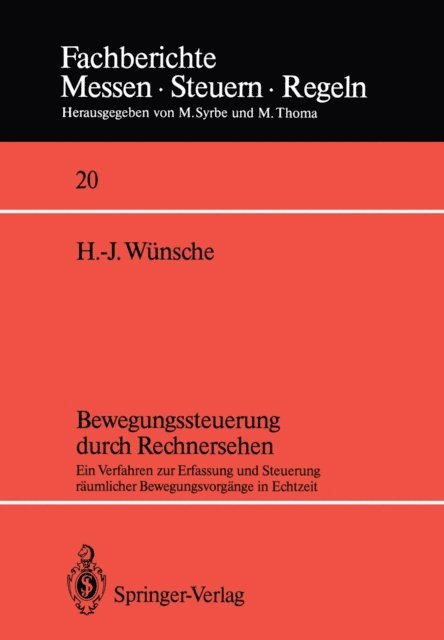 Hans-Joachim Wunsche - Bewegungssteuerung durch Rechnersehen, E-bok