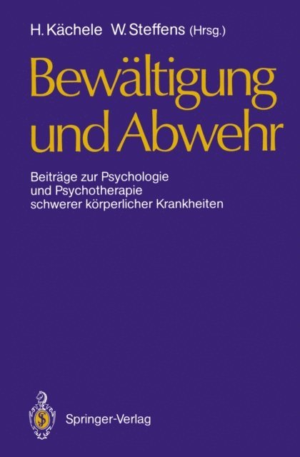 Wolfgang Steffens, Horst Kachele - Bewältigung und Abwehr, E-bok
