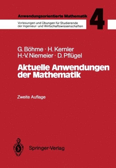 Dieter Pflugel, Hans-Volker Niemeier, Helmut Kernler, Gert Bohme - Anwendungsorientierte Mathematik, E-bok