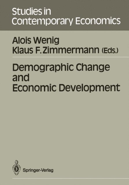 Klaus F. Zimmermann, Alois Wenig - Demographic Change and Economic Development, E-bok