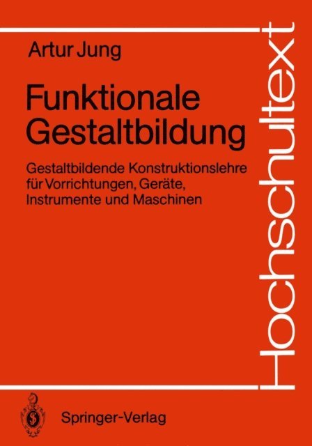 Artur Jung - Funktionale Gestaltbildung, E-bok