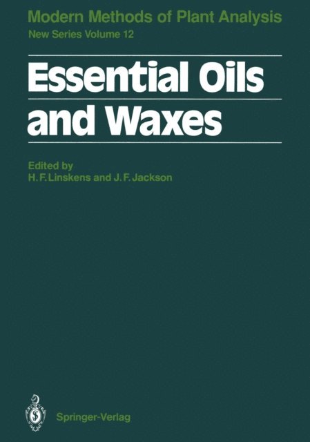 John F. Jackson, Hans F. Linskens - Essential Oils and Waxes, E-bok