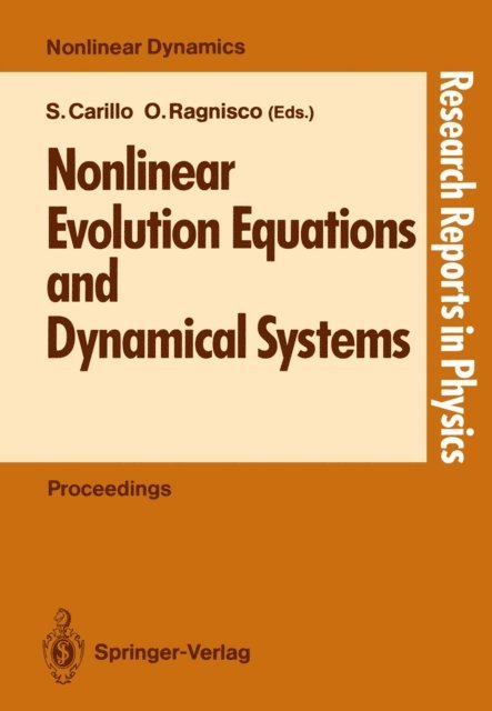 Orlando Ragnisco, Sandra Carillo - Nonlinear Evolution Equations and Dynamical Systems, E-bok