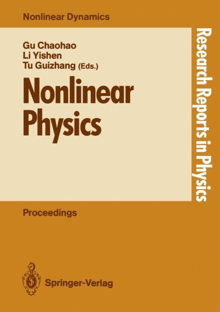 Guizhang Tu, Yishen Li, Chaohao Gu - Nonlinear Physics, E-bok