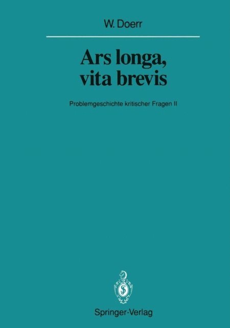 Wilhelm Doerr - Ars longa, vita brevis, E-bok